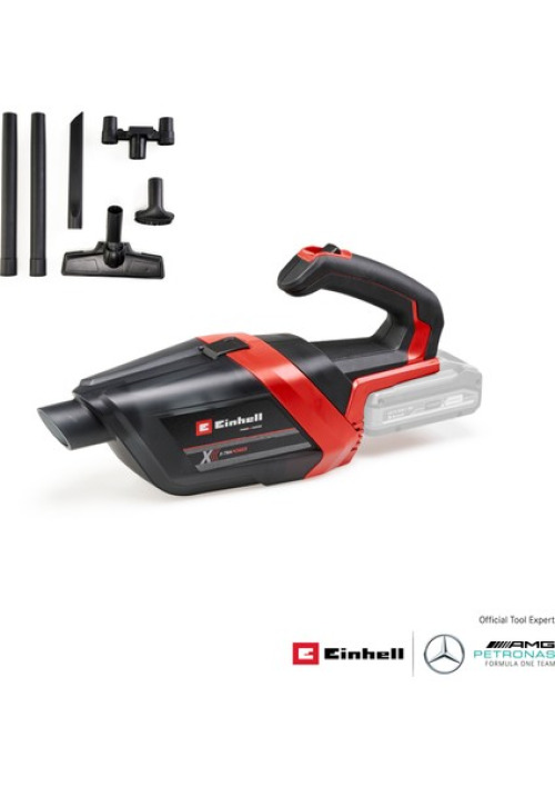 Einhell Akülü El Süpürgesi TE-HV 18/06 Li-Solo Power X-Change (18V, 72 mbar emiş gücü, dar alan başl