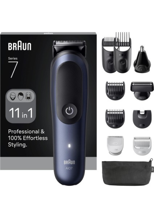 Braun Hepsi Bir Arada Series 7, 11’i 1 Arada Tıraş Kiti, Problade, Autosense, AIO7540