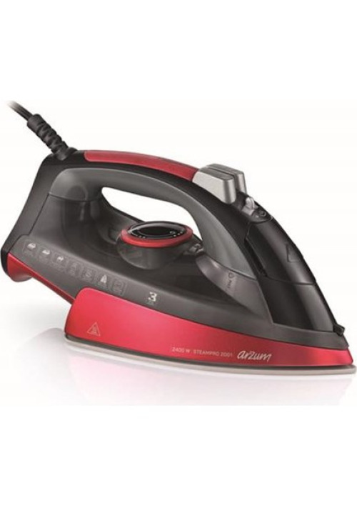 Arzum AR683 Steam Pro 2002 Buharlı Ütü 2400W – Kireç ve Damlama Önleme, Seramik Taban, 170 g/dk Şok Buhar Gücü